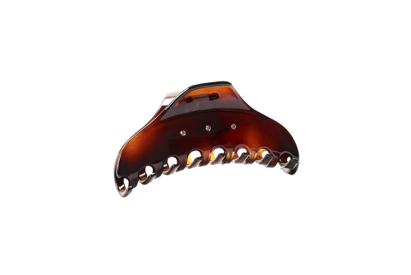 CLAW CLIP tortoise w/Swarovski Crystal