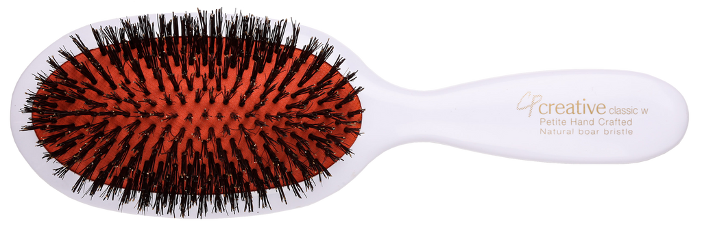 Classic Petite Styler Brush Boar Bristle White