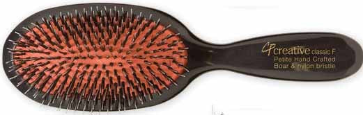 Classic Petite Styler Brush Mixed Bristle in Black or White